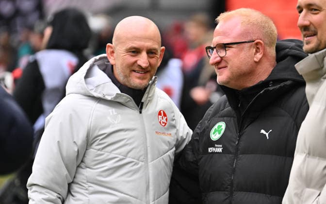 14.02.2026 - Fussball - Saison 2025 2026 - 2. Fussball - Bundesliga - 22. Spieltag: 1. FC Kaiserslautern FCK ( Rote Teufel ) - SpVgg Greuther Fürth SGF ( Kleeblatt ) - Sportfoto Zink - xwoxzix - DFL regulations prohibit any use of photographs as image sequences and or quasi-video - only for editorial use - Torsten Lieberknecht (Trainer 1. FC Kaiserslautern FCK ) Heiko Vogel ( Trainer SpVgg Greuther Fürth )