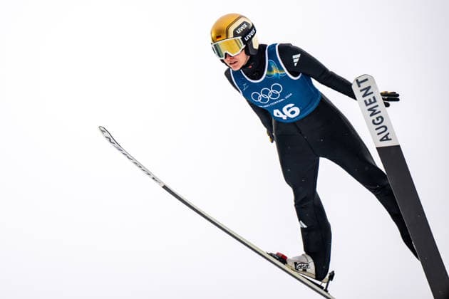 OLYMPICS - Winter Olympic Games, Olympische Spiele, Olympia, OS Milano Cortina 2026 PREDAZZO,ITALY,14.FEB.26 - OLYMPICS, Ski jumping, Skispringen, Ski, nordisch - Winter Olympic Games Milano Cortina 2026, large hill, women, training. Image shows Selina Freitag (GER).  GEPAxpictures xOliverxLerch