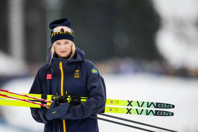 260214 Frida Karlsson of Sweden after competing in the women s 4 x 7.5km relay cross-country skiing race during day 8 of the 2026 Winter Olympics on February 14, 2026 in Val di Fiemme. Photo: Maxim Thore BILDBYRAN kod MT MT0980 skidor cross-country skiing langrenn Olympic Games, Olympische Spiele, Olympia, OS olympics winter olympics os ol olympiska spel vinter-os olympiske leker milano cortina 2026 milan cortina 2026 milano cortina 2026 olympic games milano cortina 2026 winter olympic games milano cortina-os milano cortina-ol vinter-ol 8 bbeng stafett dam sverige *** 260214 Frida Karlsson of Sweden after competing in the women s 4 x 7 5km relay cross country skiing race during day 8 of the 2026 Winter Olympics on February 14, 2026 in Val di Fiemme Photo Maxim Thore BILDBYRAN kod MT MT0980 skidor cross country skiing langrenn olympic games olympics winter olympics os ol olympiska spel vinter os olympiske leker milano cortina 2026 milan cortina 2026 milano cortina 2026 olympic games milano cortina 2026 winter olympic games milano cortina os milano cortina ol vinter ol 8 bbeng relay dam sverige  Copyright: MAXIMxTHORE BB260214MT026