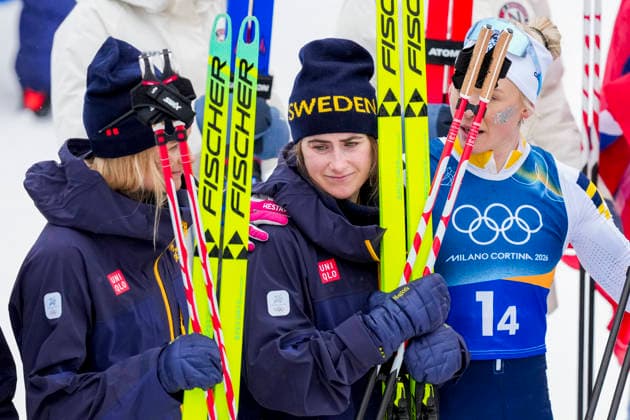 Winter Olympics in Milan Cortina 2026 Val di Fiemme, Italy 20260214. Ebba Andersson from Sweden during the women s cross-country skiing 4 x 7.5 km relay at Lago di Tesero during the Winter Olympics in Milano Cortina 2026. Photo: Lise Aserud NTB Val di Fiemme Italy EDITORIAL USE ONLY. RESTRICTED USE FOR BETTING COMPANIES Ref:_SPOk_D5iTR5DRI.jpg *** Winter Olympics in Milan Cortina 2026 Val di Fiemme, Italy 20260214 Ebba Andersson from Sweden during the women s cross country skiing 4 x 7 5 km relay at Lago di Tesero during the Winter Olympics in Milano Cortina 2026 Photo Lise Aserud NTB Val di Fiemme Italy EDITORIAL USE ONLY RESTRICTED USE FOR BETTING COMPANIES  Copyright: xLisexAserudx xNTBx