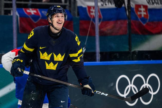260214 Pontus Holmberg of Sweden in the men s Ice hockey, Eishockey game between Sweden and Slovakia during day 8 of the 2026 Winter Olympics on February 14, 2026 in Milan. Photo: Carl Sandin BILDBYRAN kod CS CS0879 ishockey ice hockey Olympic Games, Olympische Spiele, Olympia, OS olympics winter olympics os ol olympiska spel vinter-os olympiske leker milano cortina 2026 milan cortina 2026 milano cortina 2026 olympic games milano cortina 2026 winter olympic games milano cortina-os milano cortina-ol vinter-ol 8 bbeng sverige sweden slovakien slovakia *** 260214 Pontus Holmberg of Sweden in the men s ice hockey game between Sweden and Slovakia during day 8 of the 2026 Winter Olympics on February 14, 2026 in Milan Photo Carl Sandin BILDBYRAN kod CS CS0879 ishockey ice hockey olympic games olympics winter olympics os ol olympiska spel vinter os olympiske leker milano cortina 2026 milan cortina 2026 milano cortina 2026 olympic games milano cortina 2026 winter olympic games milano cortina os milano cortina ol vinter ol 8 bbeng sverige sweden slovakien slovakia  Copyright: CARLxSANDIN BB260214CS066