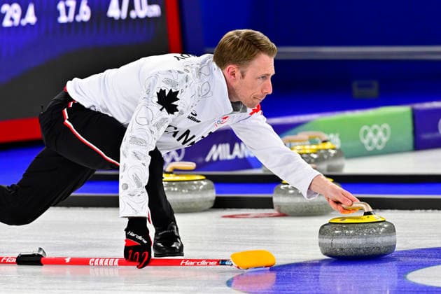 CORTINA, ITALY 20260214 Canada s Marc Kennedy before the group stage match, round 5, between Switzerland and Canada in Olympic curling in Cortina. *** The image is included in the SPORTS PACKAGE. For others PAID IMAGE ** CORTINA ITALY x10030x *** CORTINA, ITALY 20260214 Canadas Marc Kennedy before the group stage match, round 5, between Switzerland and Canada in Olympic curling in Cortina The image is included in the SPORTS PACKAGE For others PAID IMAGE CORTINA ITALY x10030x  Copyright: xJonasxEkströmer TTx OS 2026 CURLING HERRAR KINA-SVERIGE