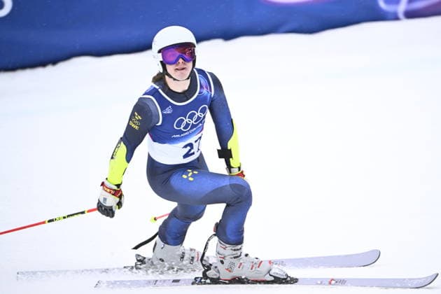 BORMIO, ITALY 20260214 Sweden s Fabian Ax Swartz during the second run of the men s giant slalom at Stelvio Ski Center in Bormio, Italy. *** The image is included in the SPORTS PACKAGE. For others PAYMENT IMAGE *** BORMIO ITALY x10080x *** BORMIO, ITALY 20260214 Sweden s Fabian Ax Swartz during the second run of the men s giant slalom at Stelvio Ski Center in Bormio, Italy The image is included in the SPORTS PACKAGE For others PAYMENT IMAGE BORMIO ITALY x10080x  Copyright: xFredrikxSandberg TTx 2026 OLYMPICS ALPINE MEN S GIANT SLALOM