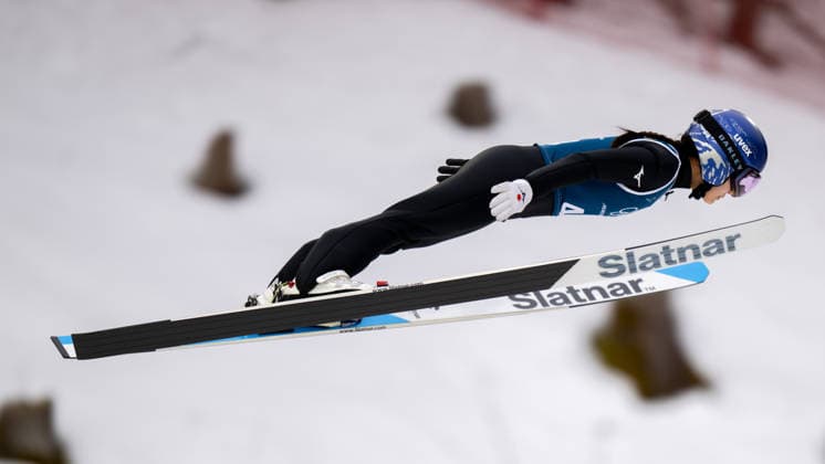 OLYMPICS - Winter Olympic Games, Olympische Spiele, Olympia, OS Milano Cortina 2026 PREDAZZO,ITALY,14.FEB.26 - OLYMPICS, Ski jumping, Skispringen, Ski, nordisch - Winter Olympic Games Milano Cortina 2026, large hill, women, training. Image shows Sara Takanashi (JPN).  GEPAxpictures xOliverxLerch