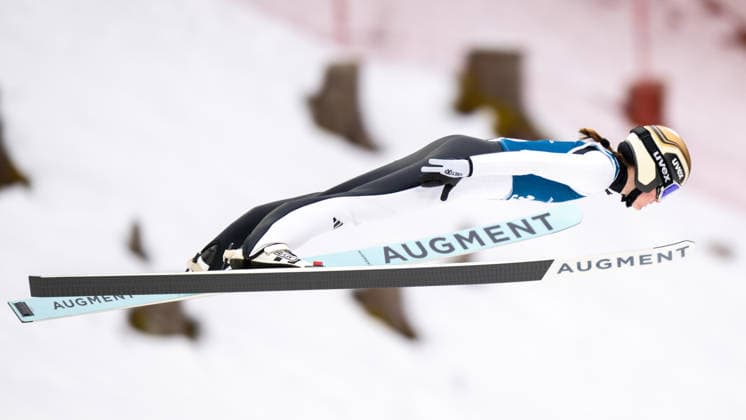 OLYMPICS - Winter Olympic Games, Olympische Spiele, Olympia, OS Milano Cortina 2026 PREDAZZO,ITALY,14.FEB.26 - OLYMPICS, Ski jumping, Skispringen, Ski, nordisch - Winter Olympic Games Milano Cortina 2026, large hill, women, training. Image shows Eirin Maria Kvandal (NOR).  GEPAxpictures xOliverxLerch
