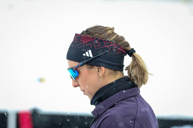 Antholz, Italien 14. Februar 2026: Biathlon Sprint Frauen 7,5 km - Olympia 2026 Im Bild: Franziska Preuss (GER) Anterselva Biathlon Arena *** Antholz, Italy February 14, 2026 Biathlon Sprint Women 7.5 km Olympia 2026 In the picture Franziska Preuss GER Anterselva Biathlon Arena Copyright: xFotostandx xHettichx
