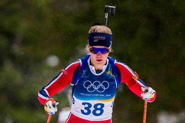 Winter Olympics in Milan Cortina 2026 Anterselva, Italy 20260214. Karoline Offigstad Knotten from Norway during the 7.5 km sprint women s biathlon at the Winter Olympics in Milano Cortina 2026. Photo: Heiko Junge NTB Anterselva Italy EDITORIAL USE ONLY. RESTRICTED USE FOR BETTING COMPANIES Ref:_SPOBBez4Y3Azaw.jpg *** Winter Olympics in Milan Cortina 2026 Anterselva, Italy 20260214 Karoline Offigstad Knotten from Norway during the 7 5 km sprint women s biathlon at the Winter Olympics in Milan Cortina 2026 Photo Heiko Junge NTB Anterselva Italy EDITORIAL USE ONLY RESTRICTED USE FOR BETTING COMPANIES  Copyright: xHeikoxJungex xNTBx