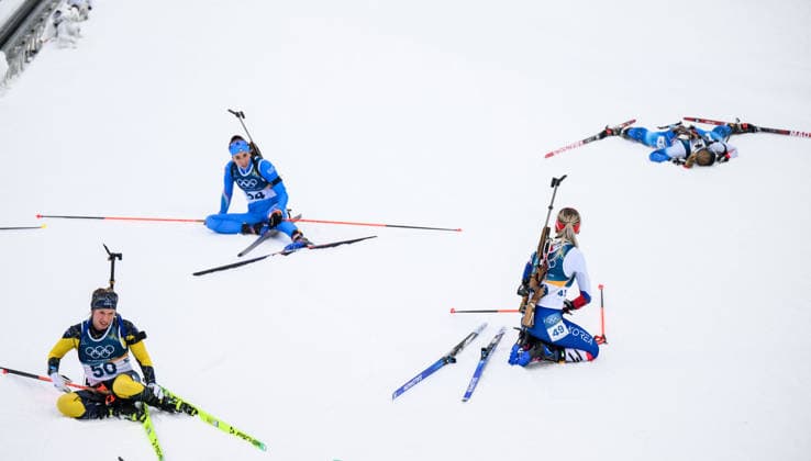 260214 Anna Magnusson of Sweden, Lisa Vittozzi of Italy in women s biathlon 7,5 km sprint during day 8 of the 2026 Winter Olympics on February 14, 2026 in Anterselva. Photo: Jon Olav Nesvold BILDBYRAN COP 217 MB1327 skidskytte biathlon skiskyting Olympic Games, Olympische Spiele, Olympia, OS olympics winter olympics os ol olympiska spel vinter-os olympiske leker milano cortina 2026 milan cortina 2026 milano cortina 2026 olympic games milano cortina 2026 winter olympic games milano cortina-os milano cortina-ol vinter-ol 8 bbeng sprint dam kvinner women *** 260214 Anna Magnusson of Sweden, Lisa Vittozzi of Italy in women s biathlon 7,5 km sprint during day 8 of the 2026 Winter Olympics on February 14, 2026 in Anterselva Photo Jon Olav Nesvold BILDBYRAN COP 217 MB1327 biathlon biathlon olympic games olympics winter olympics os ol olympiska spel vinter os olympiske leker milano cortina 2026 milan cortina 2026 milano cortina 2026 olympic games milano cortina 2026 winter olympic games milano cortina os milano cortina ol vinter ol 8 bbeng sprint dam kvinner women  Copyright: JONxOLAVxNESVOLD BB260214JE047
