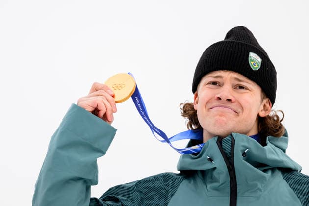 260214 Lucas Pinheiro Braathen of Brazil with his gold medal on the podium after the men s alpine skiing giant slalom during day 8 of the 2026 Winter Olympics on February 14, 2026 in Bormio. Photo: Vegard Grott BILDBYRAN kod VG VG0876 bbeng alpint alpine skiing Olympic Games, Olympische Spiele, Olympia, OS olympics winter olympics os ol olympiska spel vinter-os olympiske leker milano cortina 2026 milan cortina 2026 milano cortina 2026 olympic games milano cortina 2026 winter olympic games milano cortina-os milano cortina-ol vinter-ol storslalom giant slalom storslalam guld gold *** 260214 Lucas Pinheiro Braathen of Brazil with his gold medal on the podium after the men s alpine skiing giant slalom during day 8 of the 2026 Winter Olympics on February 14, 2026 in Bormio Photo Vegard Grott BILDBYRAN kod VG VG0876 bbeng alpine alpine skiing olympic games olympics winter olympics os ol olympiska spel vinter os olympiske leker milano cortina 2026 milan cortina 2026 milano cortina 2026 olympic games milano cortina 2026 winter olympic games milano cortina os milano cortina ol vinter ol storslalom giant slalom storslalam guld gold  Copyright: VEGARDxGRoTT BB260214VG073