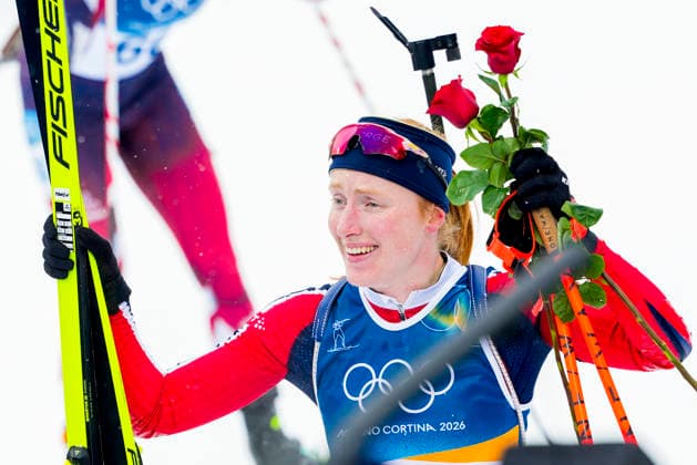 Winter Olympics in Milan Cortina 2026 Anterselva, Italy 20260214. Maren Kirkeeide from Norway during the 7.5 km sprint women s biathlon at the Winter Olympics in Milano Cortina 2026. Photo: Heiko Junge NTB Anterselva Italy EDITORIAL USE ONLY. RESTRICTED USE FOR BETTING COMPANIES Ref:_SPOmefZGR7UWSs.jpg *** Winter Olympics in Milan Cortina 2026 Anterselva, Italy 20260214 Maren Kirkeeide from Norway during the 7 5 km sprint women s biathlon at the Winter Olympics in Milano Cortina 2026 Photo Heiko Junge NTB Anterselva Italy EDITORIAL USE ONLY RESTRICTED USE FOR BETTING COMPANIES  Copyright: xHeikoxJungex xNTBx