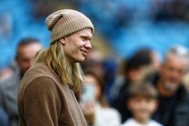 Manchester City v Salford City, Emirates FA Cup Erling Haaland of Manchester City smiles ahead of the Manchester City v Salford City Emirates FA Cup 4th Round match at the Etihad Stadium, Manchester, England on 14 February 2026 Credit: Luke Williams Every Second Media Editorial use only. All images are copyright Every Second Media Limited. No images may be reproduced without prior permission. All rights reserved. Premier League and Football League images are subject to licensing agreements with Football DataCo Limited. see https: www.football-dataco.com Copyright: xIMAGO EveryxSecondxMediax ESM-1801-0008 LukexWilliamsx xEveryxSecondxMediax