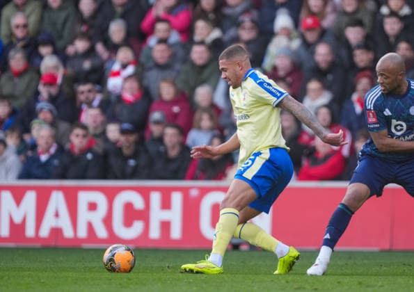 Southampton v Leicester City, FA Cup Fourth round, Football, St Marys Stadium, Southampton, UK - 14 Feb 2026 Nathan Wood of Southampton Southampton St Marys Stadium Southampton GBR, UK NEWSPAPERS OUT Copyright: xSeanxRyanx