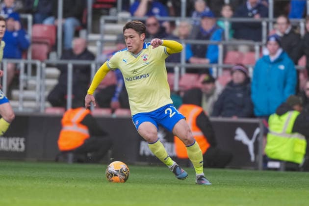 Southampton v Leicester City, FA Cup Fourth round, Football, St Marys Stadium, Southampton, UK - 14 Feb 2026 Kuryu Matsuki of Southampton Southampton St Marys Stadium Southampton GBR, UK NEWSPAPERS OUT Copyright: xSeanxRyanx