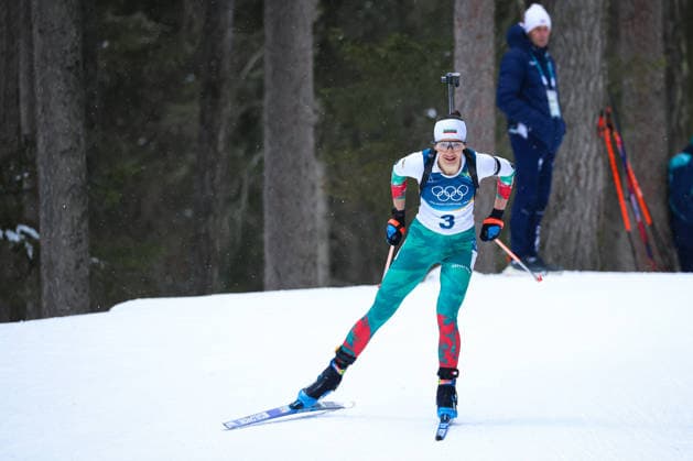 Antholz, Italien 14. Februar 2026: Biathlon Sprint Frauen 7,5 km - Olympia 2026 Im Bild: Maria Zdravkova (BUL) Anterselva Biathlon Arena *** Antholz, Italy February 14, 2026 Biathlon Sprint Women 7.5 km Olympia 2026 In the picture Maria Zdravkova BUL Anterselva Biathlon Arena Copyright: xFotostandx xHettichx