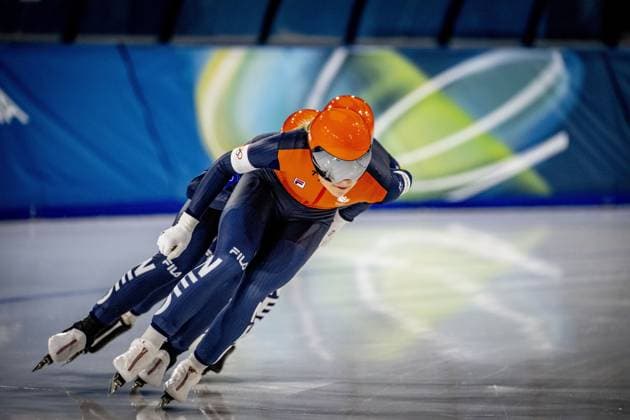 MILAN- quarterfinals of the Team Pursuit at the Olympic Games, Olympische Spiele, Olympia, OS in the women s category Joy Beune, Marijke Groenewoud and Antoinette Rijpma-De Jong will skate Milano Speed skating, Eisschnelllauf Stadium Olympic Winter games, Winterspiele,Spiele, Summer games Milan Cortina 2026 ROBIN UTRECHT ANP netherlands out - belgium out xVIxxIVx 550678386 originalFilename: 550678386.jpg