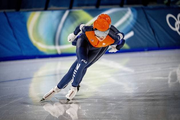 MILAN- quarterfinals of the Team Pursuit at the Olympic Games, Olympische Spiele, Olympia, OS in the women s category Joy Beune, Marijke Groenewoud and Antoinette Rijpma-De Jong will skate Milano Speed skating, Eisschnelllauf Stadium Olympic Winter games, Winterspiele,Spiele, Summer games Milan Cortina 2026 ROBIN UTRECHT ANP netherlands out - belgium out xVIxxIVx 550678716 originalFilename: 550678716.jpg