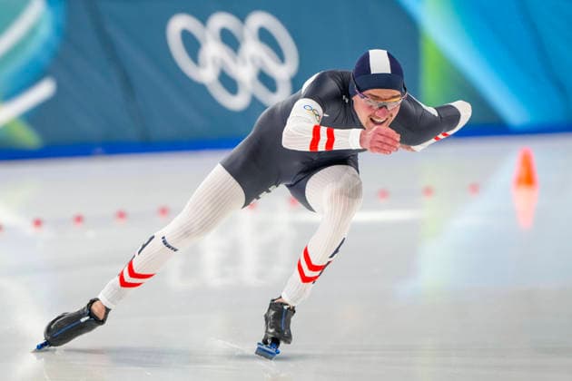 2026-02-14 - Milano Cortina 2026 Winter Olympics 500m Men MILAN, ITALY - FEBRUARY 14: Ignaz Gschwentner of Austria during the 500m Men of the Milano Cortina 2026 Winter Olympics at the Milano Speed skating, Eisschnelllauf Arena on February 14, 2026 in Milan, Italy Milan Milano Speed Skating Arena Italy Content not available for redistribution in The Netherlands directly or indirectly through any third parties. Copyright: xAndrexWeeningx