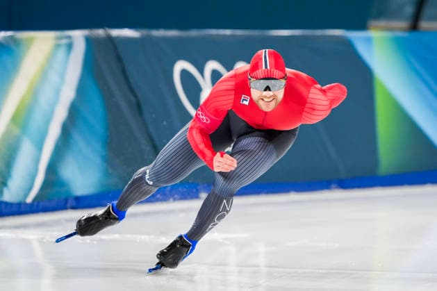 2026-02-14 - Milano Cortina 2026 Winter Olympics 500m Men MILAN, ITALY - FEBRUARY 14: Henrik Fagerli Rukke of Norway during the 500m Men of the Milano Cortina 2026 Winter Olympics at the Milano Speed skating, Eisschnelllauf Arena on February 14, 2026 in Milan, Italy Milan Milano Speed Skating Arena Italy Content not available for redistribution in The Netherlands directly or indirectly through any third parties. Copyright: xAndrexWeeningx
