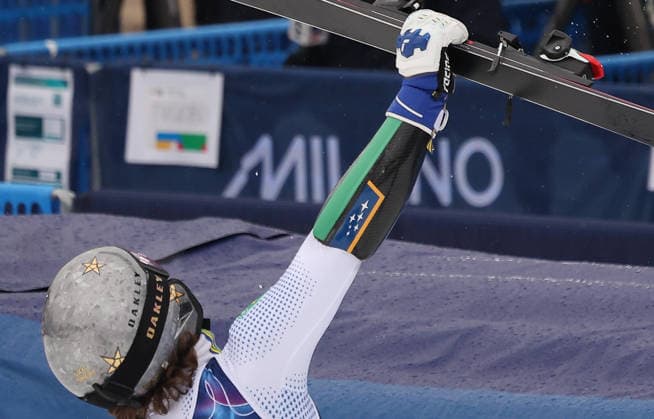 Milano Cortina 2026 - XXV Olympic Winter games, Winterspiele,Spiele, Summer games Bormio - Italy Alpine skiing - Men s Giant Slalom Image Show: Image Show: Gold Medal PINHEIRO BRAATHEN Lucas (BRA)  Copyright: xSergioxBisi IPAxSportx xipa-agency.netx xx IPA_71495827 IPA_Agency_IPA71495827