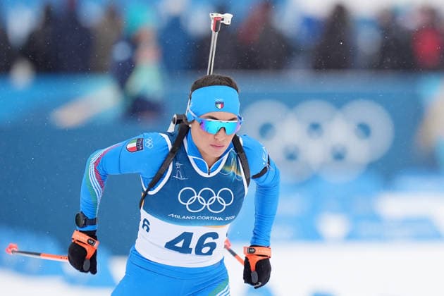 Italy ™s WIERER Dorothea during Biathlon Women s 7,5 km Individual at Antholz-Anterselva Biathlon Arena at the Milano Cortina 2026 Winter Olympics, in Anterselva (Italy) February 14 , 2026 (Spada LaPresse)  Copyright: xSpada LaPressex