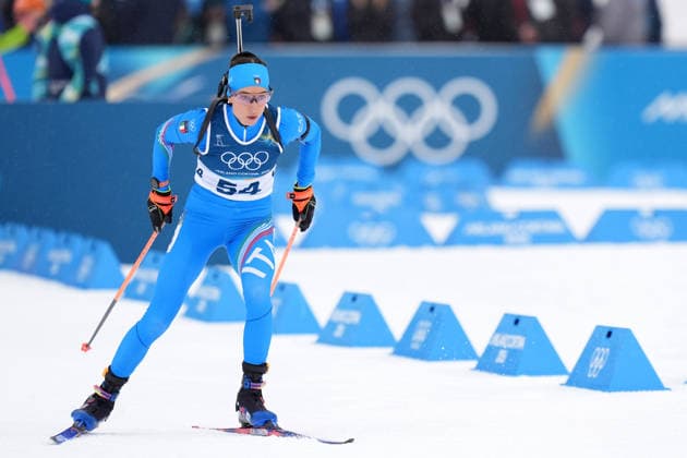 Italy ™s VITTOZZI Lisa during Biathlon Women s 7,5 km Individual at Antholz-Anterselva Biathlon Arena at the Milano Cortina 2026 Winter Olympics, in Anterselva (Italy) February 14 , 2026 (Spada LaPresse)  Copyright: xSpada LaPressex