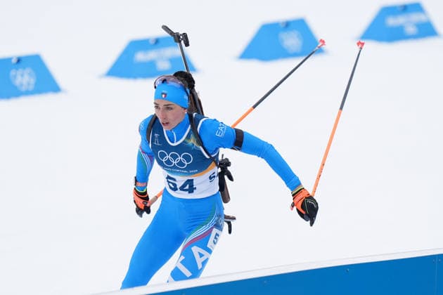 Italy ™s VITTOZZI Lisa during Biathlon Women s 7,5 km Individual at Antholz-Anterselva Biathlon Arena at the Milano Cortina 2026 Winter Olympics, in Anterselva (Italy) February 14 , 2026 (Spada LaPresse)  Copyright: xSpada LaPressex