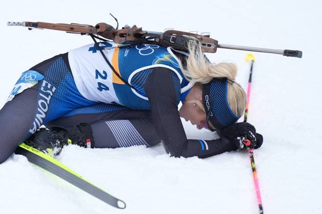 Estonia ™s ERMITS Regina during Biathlon Women s 7,5 km Individual at Antholz-Anterselva Biathlon Arena at the Milano Cortina 2026 Winter Olympics, in Anterselva (Italy) February 14 , 2026 (Spada LaPresse)  Copyright: xSpada LaPressex