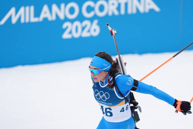 Italy ™s WIERER Dorothea during Biathlon Women s 7,5 km Individual at Antholz-Anterselva Biathlon Arena at the Milano Cortina 2026 Winter Olympics, in Anterselva (Italy) February 14 , 2026 (Spada LaPresse)  Copyright: xSpada LaPressex