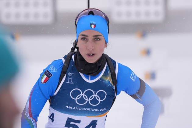 Olympics Winter Games Milano Cortina 2026. Lisa Vittozzi (ITA) Biathlon 7.5 km sprint women’s Anterselva(ITA) 14 02 2026 foto IPP Pentaphoto Giovanni Auletta italy ITALY  Copyright: xR4924_italyphotopressx