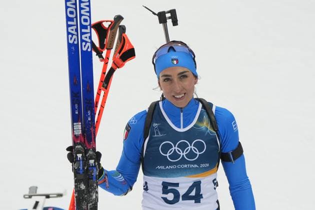 Olympics Winter Games Milano Cortina 2026. Lisa Vittozzi (ITA) Biathlon 7.5 km sprint women’s Anterselva(ITA) 14 02 2026 foto IPP Pentaphoto Giovanni Auletta italy ITALY  Copyright: xR4924_italyphotopressx