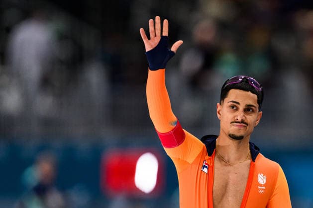 260214 Sebas Diniz of Netherlands after competing in men s 500m Speed skating, Eisschnelllauf during day 8 of the 2026 Winter Olympics on February 14, 2026 in Milan. Photo: Carl Sandin BILDBYRAN kod CS CS0880 skridskor speed skating Olympic Games, Olympische Spiele, Olympia, OS olympics winter olympics os ol olympiska spel vinter-os olympiske leker milano cortina 2026 milan cortina 2026 milano cortina 2026 olympic games milano cortina 2026 winter olympic games milano cortina-os milano cortina-ol vinter-ol 8 bbeng *** 260214 Sebas Diniz of Netherlands after competing in men s 500m speed skating during day 8 of the 2026 Winter Olympics on February 14, 2026 in Milan Photo Carl Sandin BILDBYRAN code CS CS0880 skates speed skating olympic games olympics winter olympics os ol olympiska spel vinter os olympiske leker milano cortina 2026 milan cortina 2026 milano cortina 2026 olympic games milano cortina 2026 winter olympic games milano cortina os milano cortina ol winter ol 8 bbeng  Copyright: CARLxSANDIN BB260214CS148