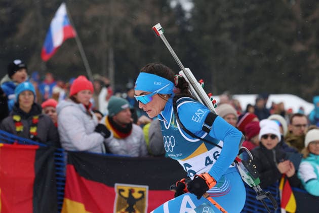 Olympic Games, Olympische Spiele, Olympia, OS Milan Cortina 2026, Biathlon Women s 7.5km Sprint, Dorothea Wierer (ITA), Anterselva, Italy, February 14, 2026. Photo Felice Calabro  Copyright: xFelicexCalabro x xipa-agency.netx xFELICExCALABRO x IPA_Agency_IPA71496597