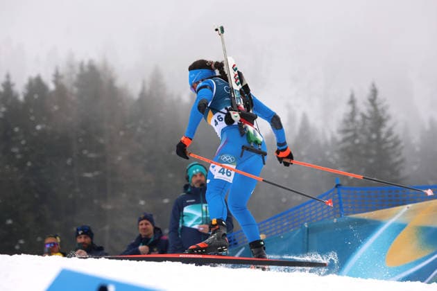 Olympic Games, Olympische Spiele, Olympia, OS Milan Cortina 2026, Biathlon Women s 7.5km Sprint, Dorothea Wierer (ITA), Anterselva, Italy, February 14, 2026. Photo Felice Calabro  Copyright: xFelicexCalabro x xipa-agency.netx xFELICExCALABRO x IPA_Agency_IPA71496603