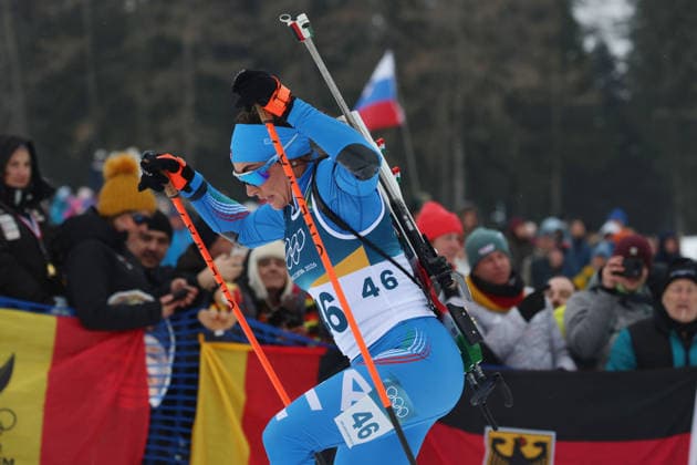 Olympic Games, Olympische Spiele, Olympia, OS Milan Cortina 2026, Biathlon Women s 7.5km Sprint, Dorothea Wierer (ITA), Anterselva, Italy, February 14, 2026. Photo Felice Calabro  Copyright: xFelicexCalabro x xipa-agency.netx xFELICExCALABRO x IPA_Agency_IPA71496627