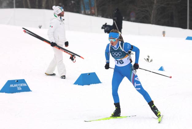Milan Cortina 2026 Olympics, Biathlon Women s 7.5km Sprint, Hannah AUCHENTALLER (ITA), Anterselva, Italy, February 14, 2026. Photo Felice Calabro  Copyright: xFelicexCalabro x xipa-agency.netx xFELICExCALABRO x IPA_Agency_IPA71496635