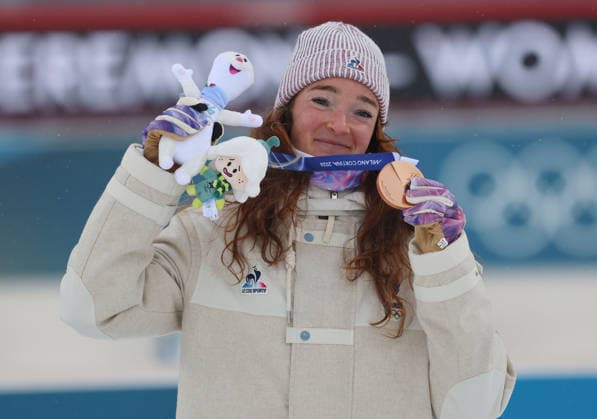 Olympic Games, Olympische Spiele, Olympia, OS Milan Cortina 2026, Biathlon Women s 7.5km Sprint, Lou JEANMONNOT (FRA), Anterselva, Italy, February 14, 2026. Photo Felice Calabro  Copyright: xFelicexCalabro x xipa-agency.netx xFELICExCALABRO x IPA_Agency_IPA71496675