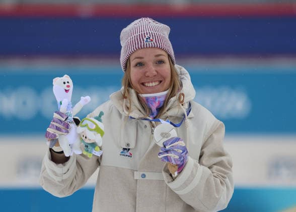 Olympic Games, Olympische Spiele, Olympia, OS Milan Cortina 2026, Biathlon Women s 7.5km Sprint, Oceane MICHELON (FRA), Anterselva, Italy, February 14, 2026. Photo Felice Calabro  Copyright: xFelicexCalabro x xipa-agency.netx xFELICExCALABRO x IPA_Agency_IPA71496680