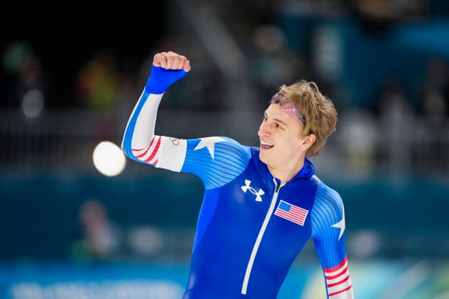 2026-02-14 - Milano Cortina 2026 Winter Olympics 500m Men MILAN, ITALY - FEBRUARY 14: Jordan Stolz of United States of America during the 500m Men of the Milano Cortina 2026 Winter Olympics at the Milano Speed skating, Eisschnelllauf Arena on February 14, 2026 in Milan, Italy Milan Milano Speed Skating Arena Italy Content not available for redistribution in The Netherlands directly or indirectly through any third parties. Copyright: xAndrexWeeningx