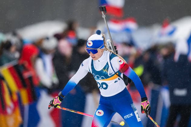 XXV Winter Olympic Games, Olympische Spiele, Olympia, OS in Anterselva, Italy, on February 14, 2026. Biathlon Women s 7,5km Sprint. Tereza Vobornikova of Czech Republic. (CTKxPhoto OndrejxDeml) CTKPhotoP2026021406077  CTKPhotoP2026021406077