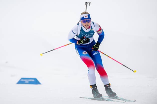 XXV Winter Olympic Games, Olympische Spiele, Olympia, OS in Anterselva, Italy, on February 14, 2026. Biathlon Women s 7,5km Sprint. Lucie Charvatova of Czech Republic. (CTKxPhoto OndrejxDeml) CTKPhotoP2026021406187  CTKPhotoP2026021406187