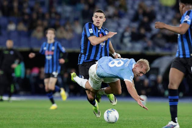 Serie A football match SS Lazio vs Atalanta BC during the Serie A football match SS Lazio vs Atalanta BC at Olimpico Stadium on February 14, 2026, in Rome. _BPH0636 Copyright: xAntonioxBalascox