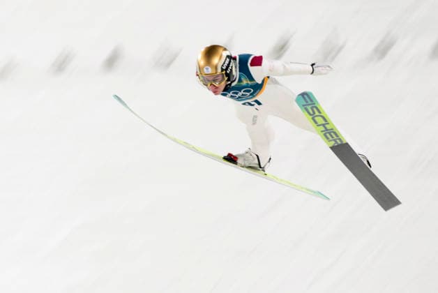 OLYMPICS - Winter Olympic Games, Olympische Spiele, Olympia, OS Milano Cortina 2026 PREDAZZO,ITALY,14.FEB.26 - OLYMPICS, Ski jumping, Skispringen, Ski, nordisch - Winter Olympic Games Milano Cortina 2026, large hill, men. Image shows Stefan Kraft (AUT).  GEPAxpictures xMatthiasxTrinkl