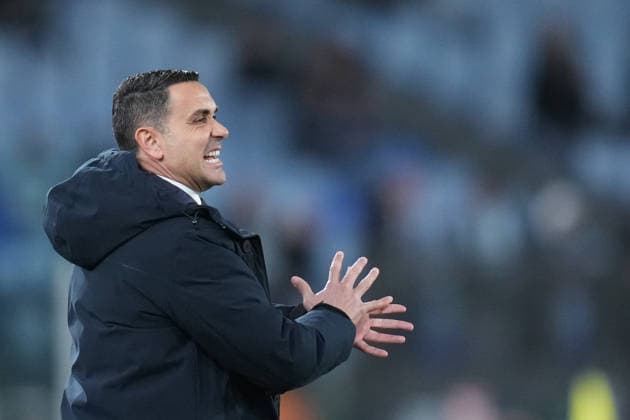 Atalanta™s head coach Raffaele Palladino during the Serie A EniLive soccer match between Lazio and Atalanta at the Rome s Olympic stadium, Italy - Saturday February 14, 2026 - Soccer ( Photo by Alfredo Falcone LaPresse )  Copyright: xAlfredoxFalcone LaPressex
