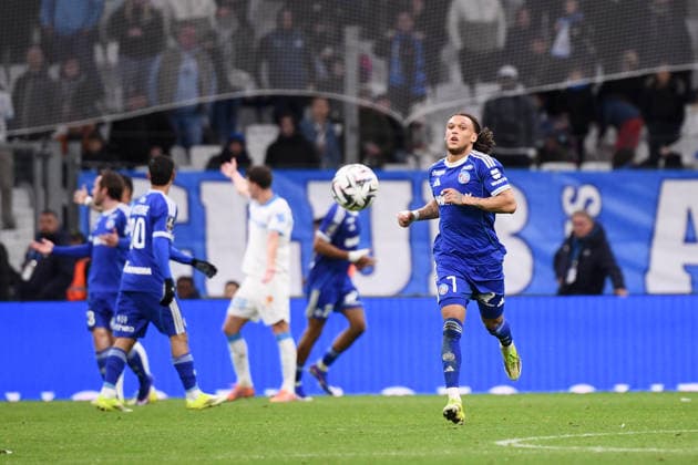 Olympique de Marseille v RC Strasbourg Alsace - Ligue 1 McDonald s 2025 2026 07 Diego MOREIRA (rcsa) during the Ligue 1 McDonald s match between Marseille and Strasbourg at Stade Velodrome on February 14, 2026 in Marseille, France. Marseille France  Copyright: xFEPx 776348289