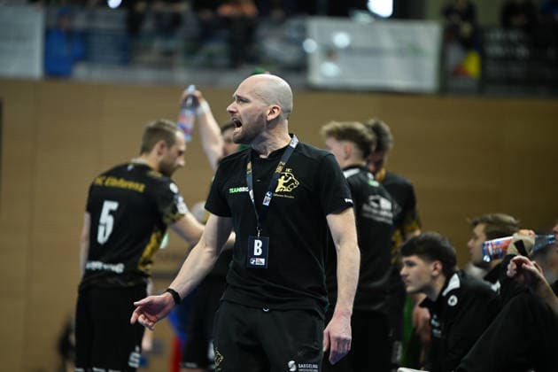 Andre Haber (Cheftrainer HC Elbflorenz) HC Elbflorenz 2006 vs. HBW Balingen-Weilstetten, 2. Handball Bundesliga Herren, Spielzeit 2025 2026, 14.02.2026 HC Elbflorenz 2006 vs. HBW Balingen-Weilstetten, 2. Handball Bundesliga Herren, Spielzeit 2025 2026, 14.02.2026 Dresden Copyright: xEibner-Pressefoto xHoepnerx EP_PHR