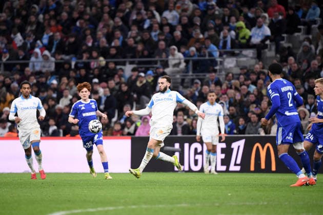 Olympique de Marseille v RC Strasbourg Alsace - Ligue 1 McDonald s 2025 2026 09 Amine GOUIRI (om) during the Ligue 1 McDonald s match between Marseille and Strasbourg at Stade Velodrome on February 14, 2026 in Marseille, France. Marseille France  Copyright: xFEPx 776348289