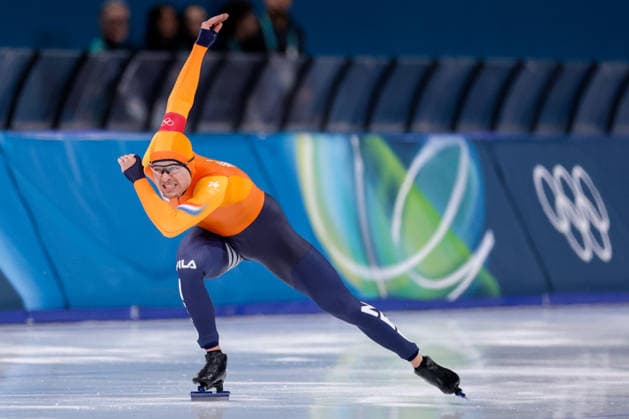 2026-02-14 Speed skating, Eisschnelllauf - Milano Cortina 2026 Winter Olympics - Day 8 MILAN, ITALY - FEBRUARY 14: Joep Wennemars of the Netherlands competing in the Men s 500m during Day 8 of Speed Skating - Milano Cortina 2026 Winter Olympics at Milano Speed Skating Stadium on February 14, 2026 in Milan, Italy. (Photo by Joris Verwijst BSR Agency) Milan Italy Content not available for redistribution in The Netherlands directly or indirectly through any third parties. Copyright: xBSRxAgencyx