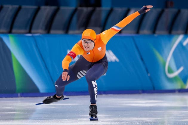 2026-02-14 Speed skating, Eisschnelllauf - Milano Cortina 2026 Winter Olympics - Day 8 MILAN, ITALY - FEBRUARY 14: Joep Wennemars of the Netherlands competing in the Men s 500m during Day 8 of Speed Skating - Milano Cortina 2026 Winter Olympics at Milano Speed Skating Stadium on February 14, 2026 in Milan, Italy. (Photo by Joris Verwijst BSR Agency) Milan Italy Content not available for redistribution in The Netherlands directly or indirectly through any third parties. Copyright: xBSRxAgencyx