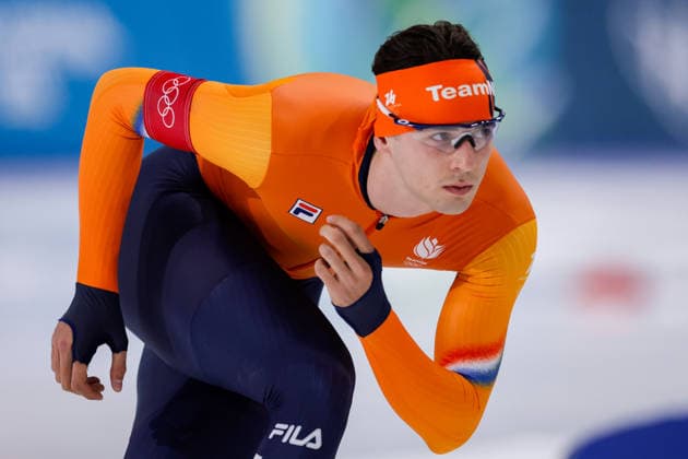 2026-02-14 Speed skating, Eisschnelllauf - Milano Cortina 2026 Winter Olympics - Day 8 MILAN, ITALY - FEBRUARY 14: Jenning de Boo of the Netherlands before competing in the Men s 500m during Day 8 of Speed Skating - Milano Cortina 2026 Winter Olympics at Milano Speed Skating Stadium on February 14, 2026 in Milan, Italy. (Photo by Joris Verwijst BSR Agency) Milan Italy Content not available for redistribution in The Netherlands directly or indirectly through any third parties. Copyright: xBSRxAgencyx