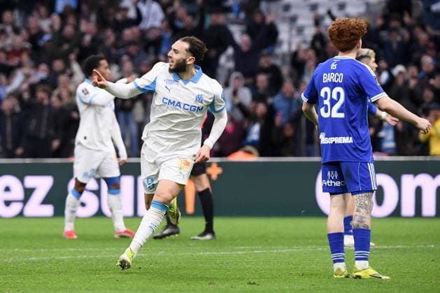 Olympique de Marseille v RC Strasbourg Alsace - Ligue 1 McDonald s 2025 2026 09 Amine GOUIRI (om) during the Ligue 1 McDonald s match between Marseille and Strasbourg at Stade Velodrome on February 14, 2026 in Marseille, France. Marseille France  Copyright: xFEPx 776348289